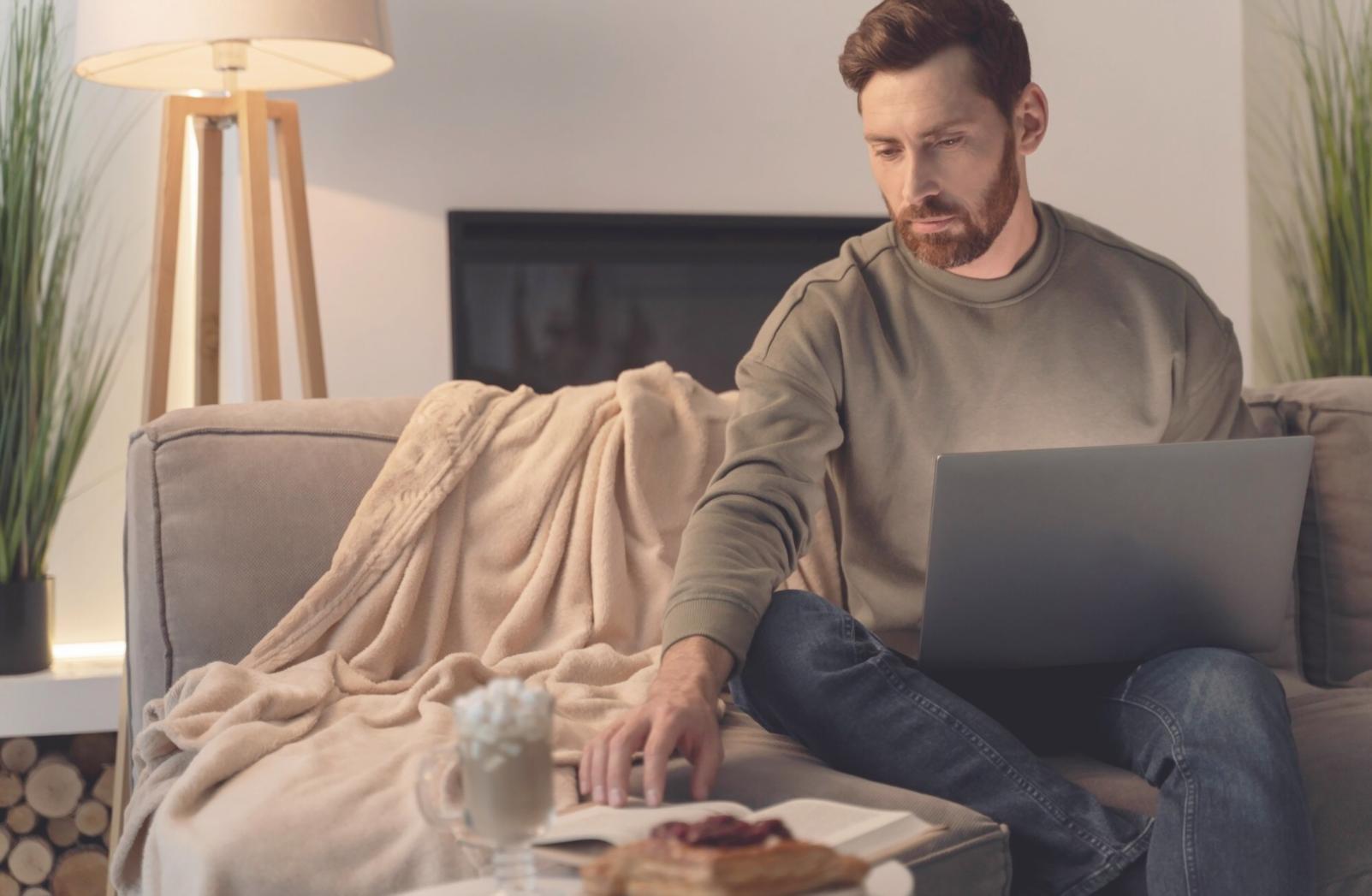 Financial planning workspace with seasonal calendar and budget sheets