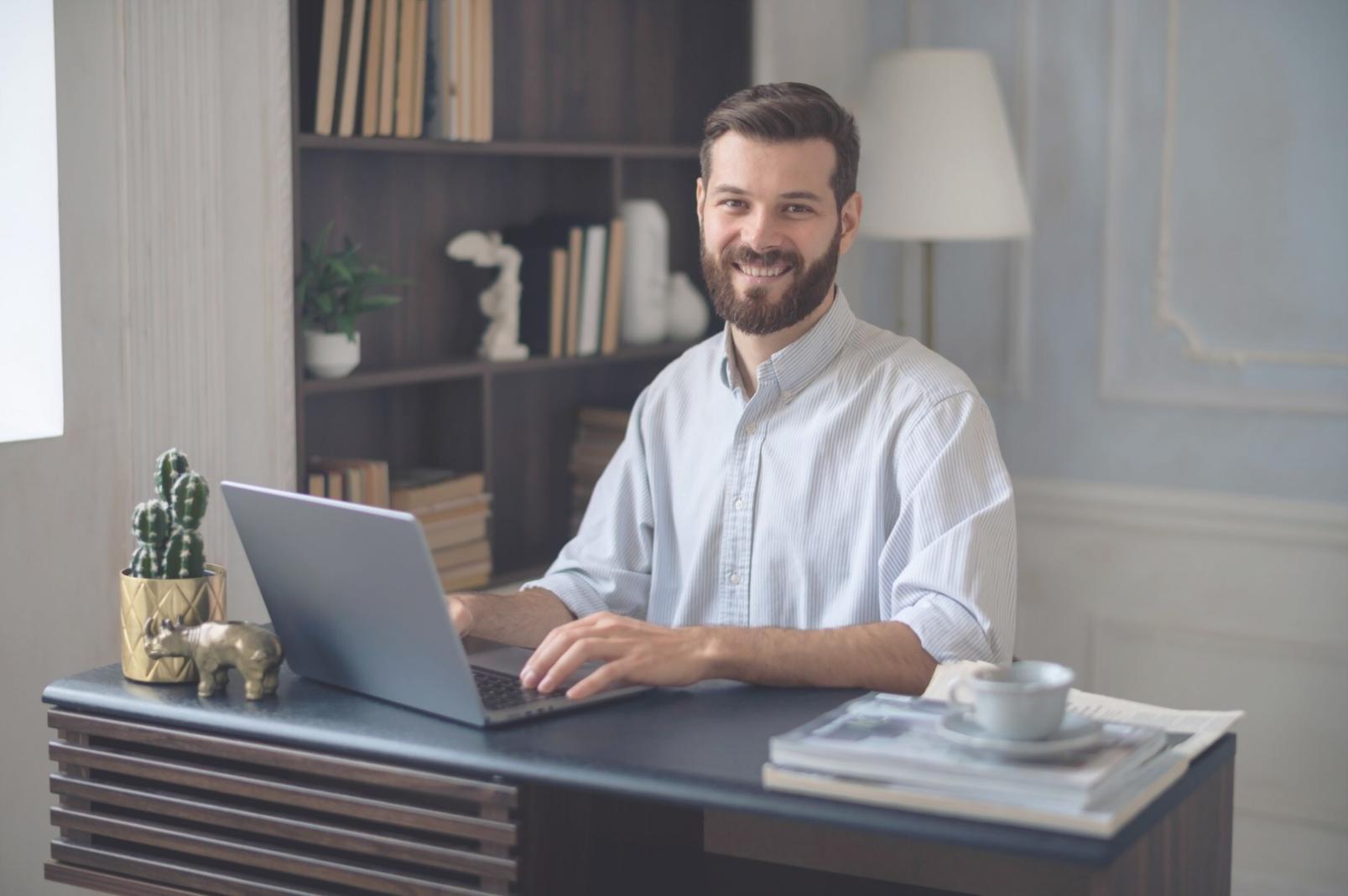 Income planning session with charts